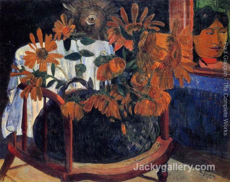 Sunflowers by Paul Gauguin paintings reproduction